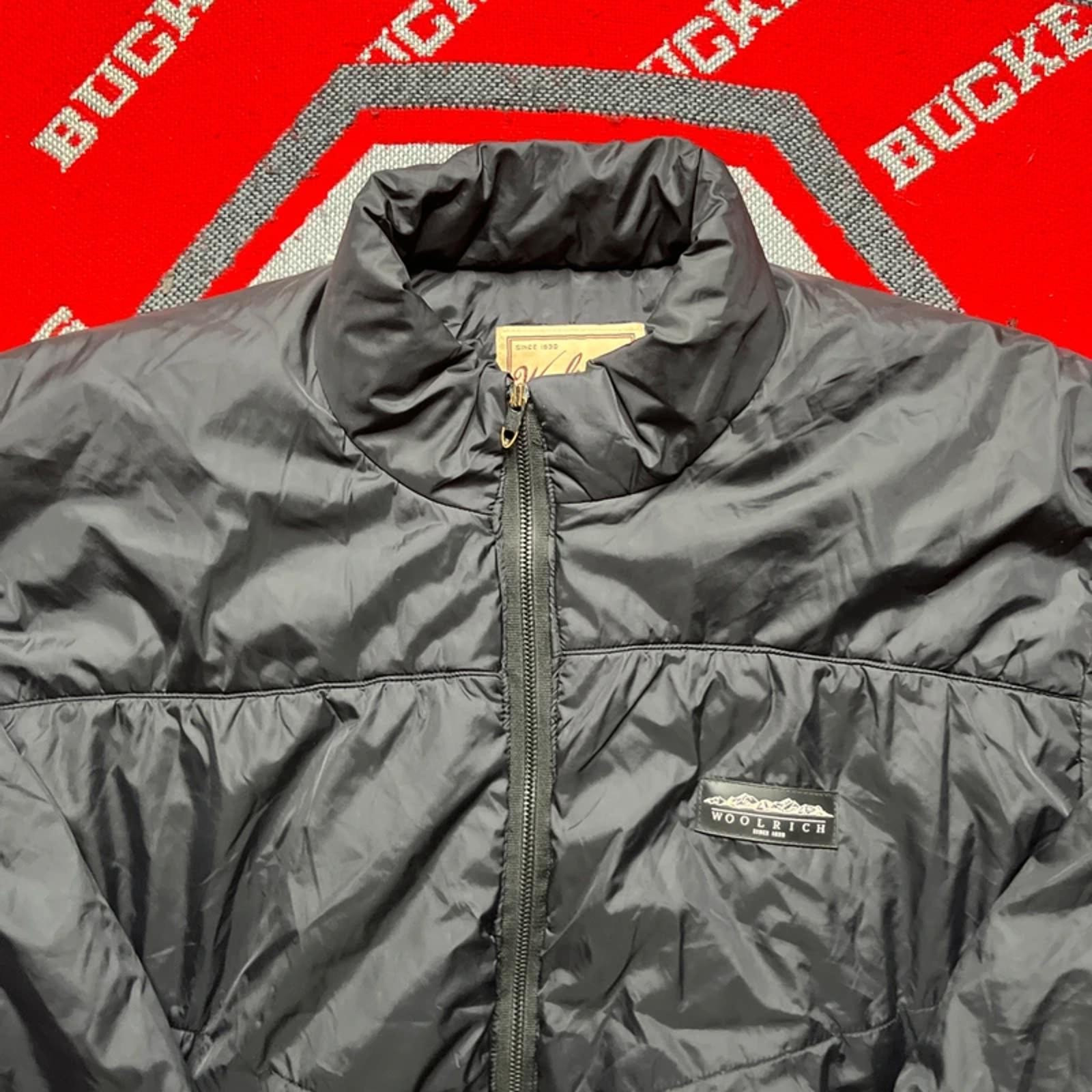 Vintage 90’s Woolrich Black Men’s Jacket | L image 2