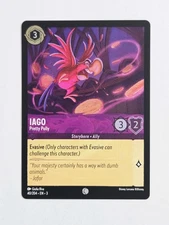 Iago Pretty Polly COLD FOIL 40/204 - Into the Inklands Lorcana