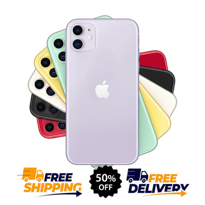 Apple iPhone 11 64GB/128GB Unlocked AT&T T-Mobile Wi Fi iOS Smartphone