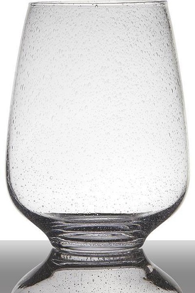 Inna-Glas Blumenvase Gracie Auf Standfuß, Kegel - Rund, Klar, 26Cm, Ø 19,5Cm-image