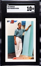 1992 Bowman Mariano Rivera Rookie Card - SGC 10 ??. rookie card picture