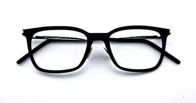SAINT LAURENT PARIS SL262 006 SQUARE BLACK AUTHENTIC EYEGLASSES FRAMES 54-20-150
