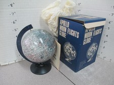 Apollo moon flights globe 1970 NASA space ship rocket toy 1970 Bonus Ent MIB