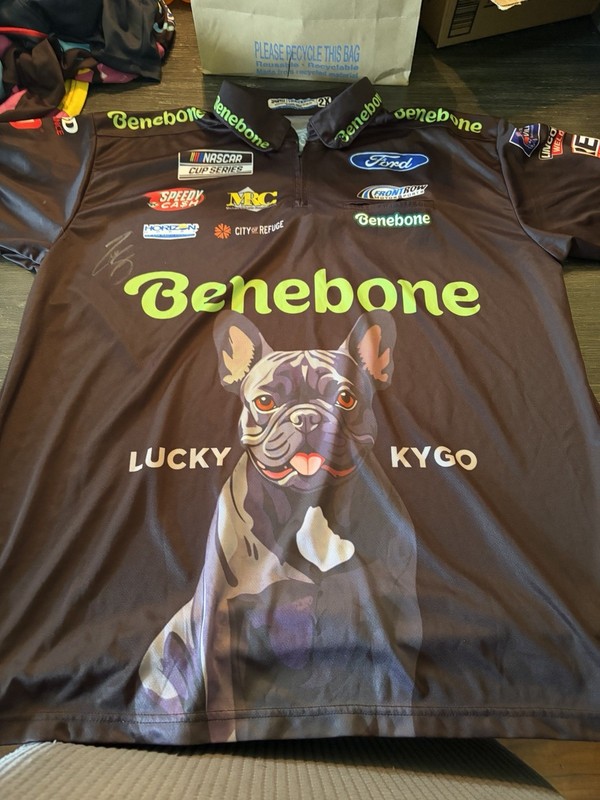 Zane Smith Signed Benbone Crew Shirt 2XL