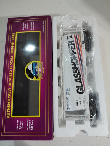 Coche tolva cilíndrica MTH 20-97742 calibre O modelo ferrocarril Glasshopper II con caja | Zustand: Used