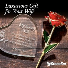 Anniversary for Wife  Her  Women Engraved Wooden Gift Set 'to My Beautiful