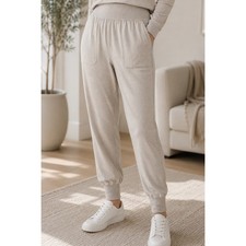 Theory SILK RIB KNIT MODAL LUXE Jogger Pants Women SMALL
