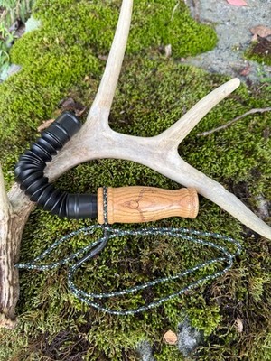 American Chestnut Hand-Crafted Custom Adjustable Deer Grunt Call w/Flex Hose