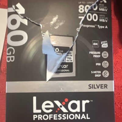 Lexar Professional Silver CFexpress Type A 160GB Memory Card, IP68