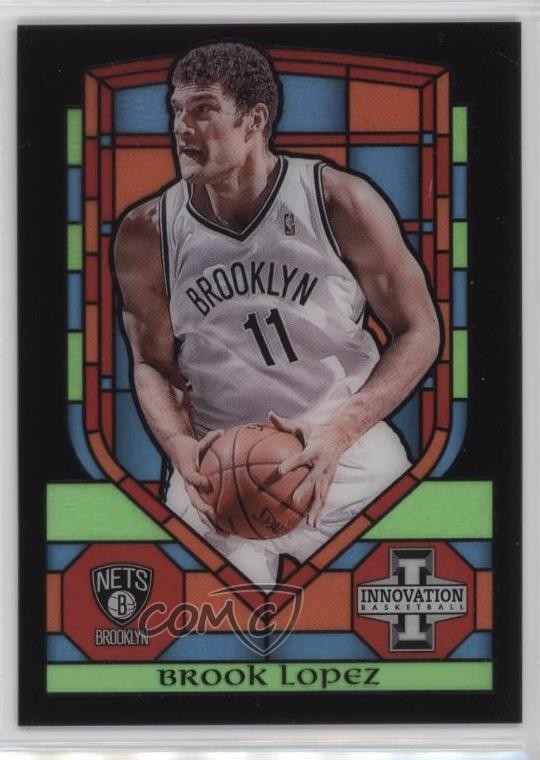 2013-14 Panini Innovation Stained Glass Brook Lopez #55 16tx