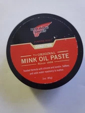 The Original Red Wing Mink Oil Paste Leather Condition 3 Oz Lanolin and Silicone