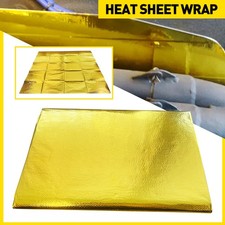 39 x 47" Gold Hi Temperature Insulation Reflective Adhesive Tape Heat Sheet Wrap