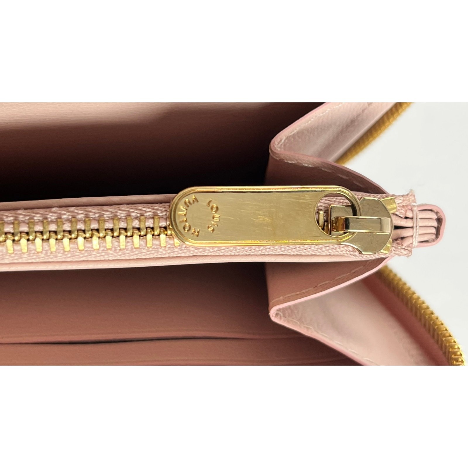 Louis Vuitton Monogram Exotics Pink Python Zippy … - image 15