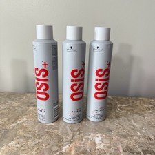 Schwarzkopf OSiS Freeze Medium Hold Hairspray 9 oz Heat protection to 450 F 3X