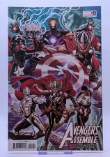 AVENGERS ASSEMBLE ALPHA #1 Mark Brooks Hidden Gem 1:50 Incentive Variant NM