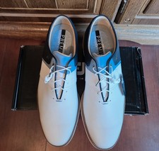 NEW FootJoy Premiere Series Packard Golf Shoes Size 13 M White Blue Leather 5439