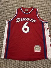 Mitchell & Ness Hardwood Classic 1977-78 Sixers J. Erving #6 Jersey Basketball