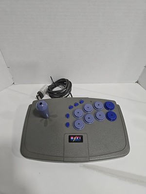   Sega Saturn Wired Pro Fighter 8 Arcade Controller (Naki) Tested VGC WORKS