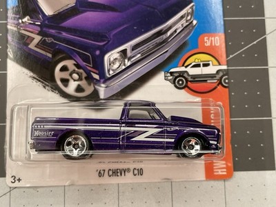 Hot Wheels 2017 Basic Hot Trucks '67 Chevy C10 Pickup Purple
