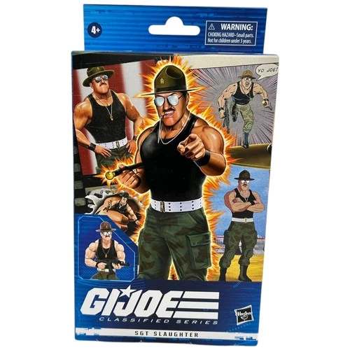 GI Joe Classified Series Sgt. Slaughter 6" Action Figure 2022 Hasbro New #53