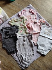 Baby Girl Lot Of One Piece Bodysuits. Sz 0-3mos. All In Great Cond. Hardly Wore