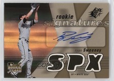 2007 SPx Rookie Signatures Ryan Sweeney #132 Auto 4f5