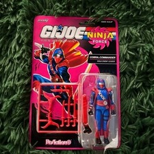 Super7 GI Joe Reaction Ninja Force Snake Eyes 3.75  Figure