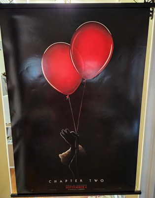 IT Chapter Two Official Movie Preview Poster DS 27x40 Stephen King, Skarsgard
