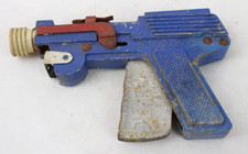 Vintage Super Nu-Matic JR. Cap Blue Red Silver Toy Space Metal Made in USA