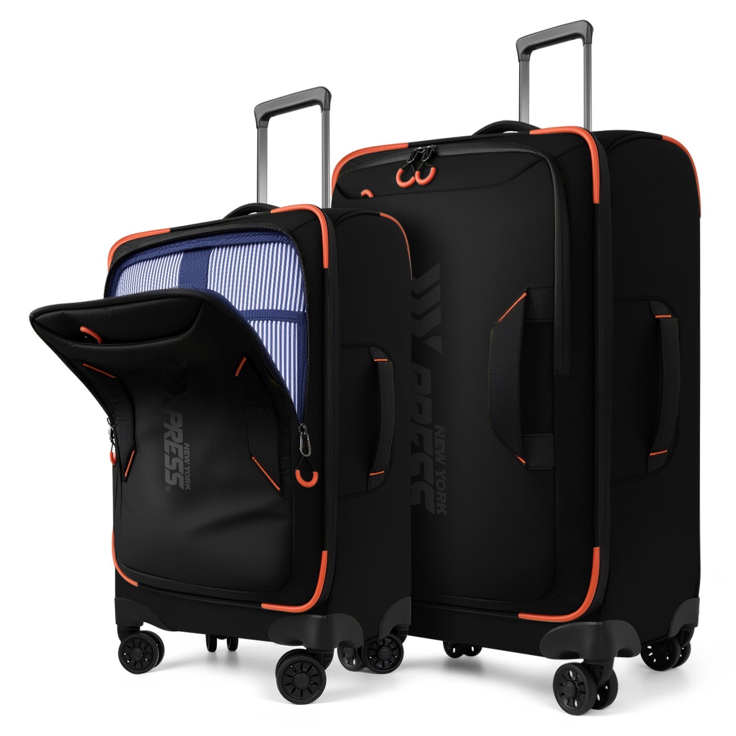 Set 22"+26"+30" Waterproof Soft Shell Travel Suitcase