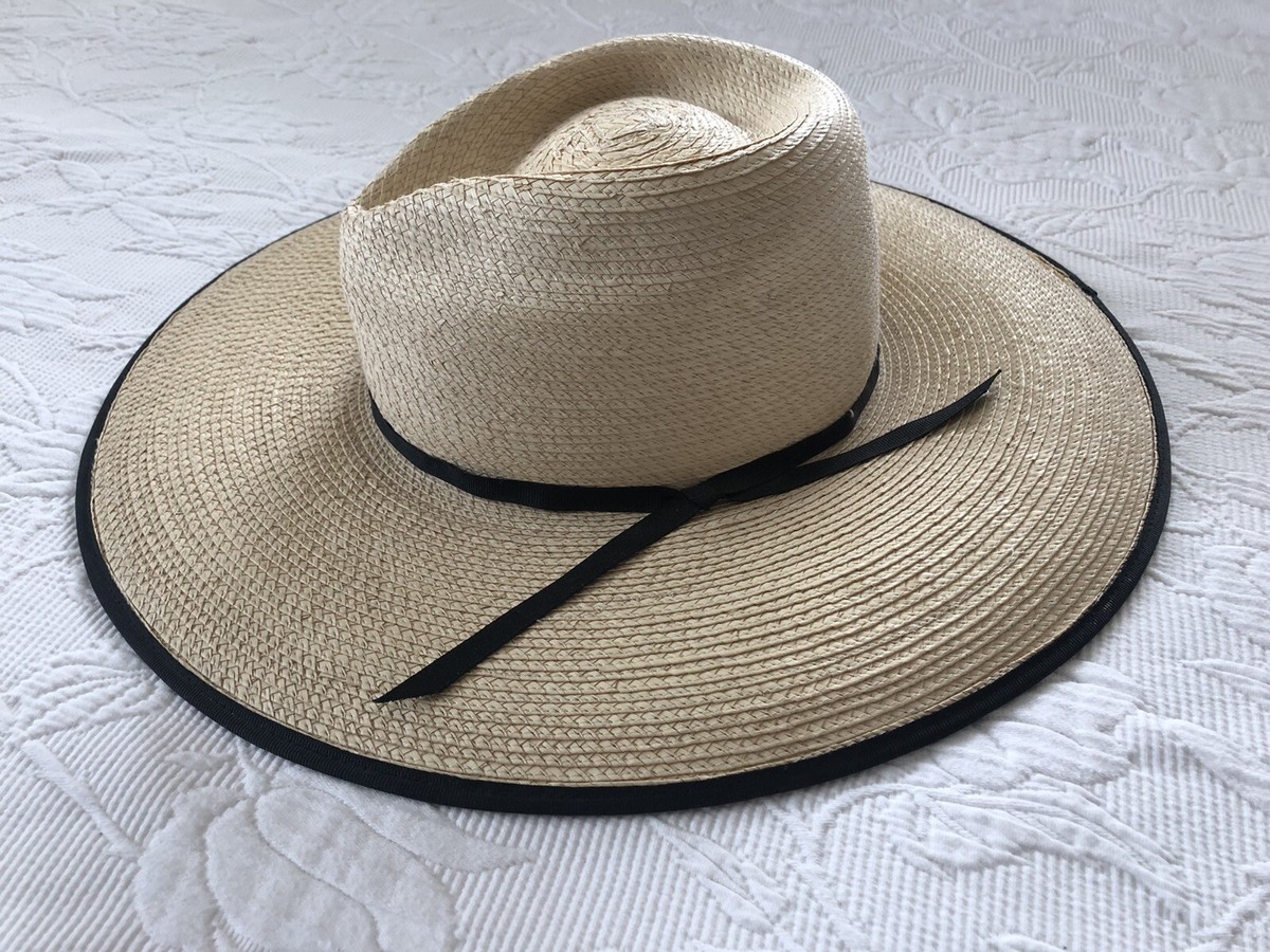 SunBody Palm Leaf REATA Hat Size 7 1/8 Handmade GUATEMALA | eBay display picture 3