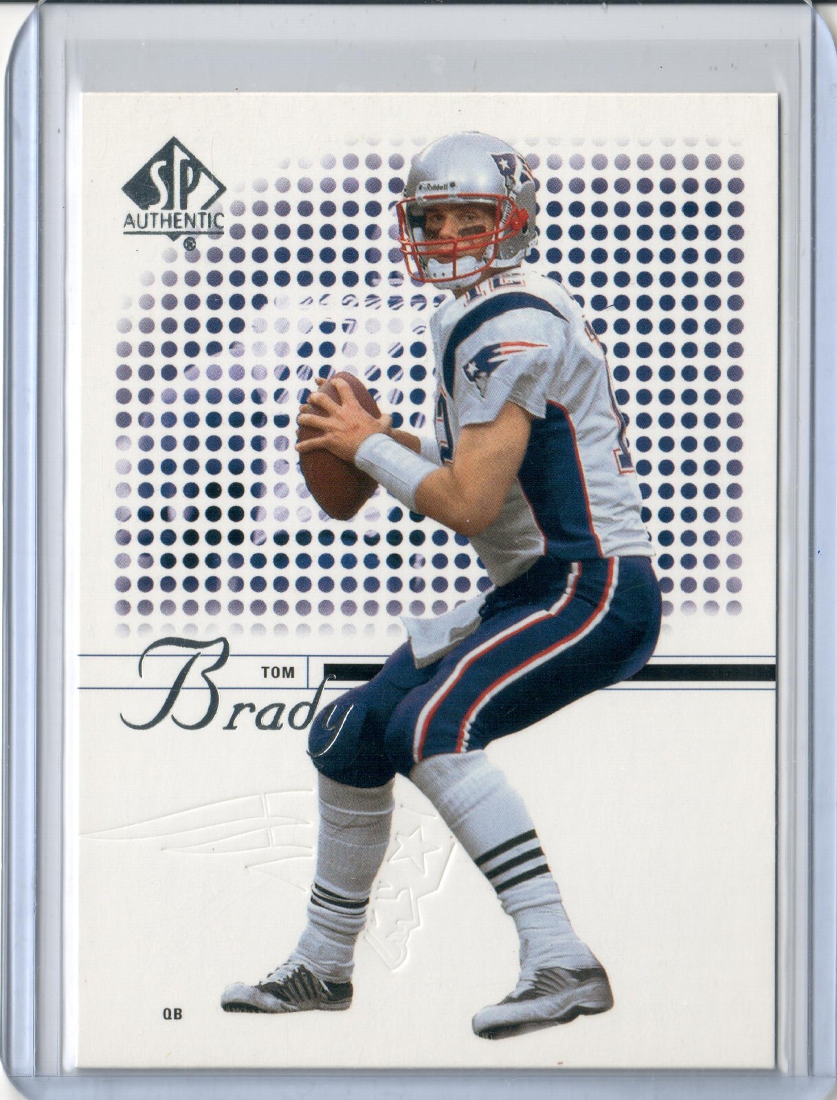 2002 SP Authentic Tom Brady #1 3rd Year HOF QTY AVL