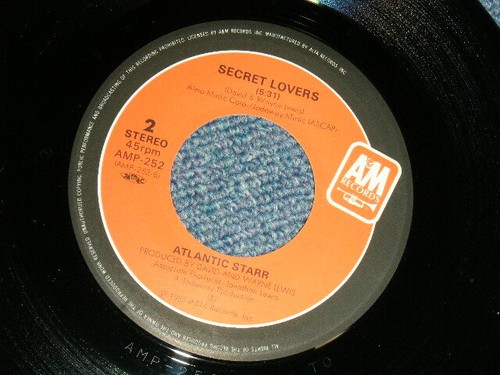 ATLANTIC STARR Japan 1985 AMP-252 NM 7"45 IF YOU HEART ISN'T IN IT - Imagen 4 de 4