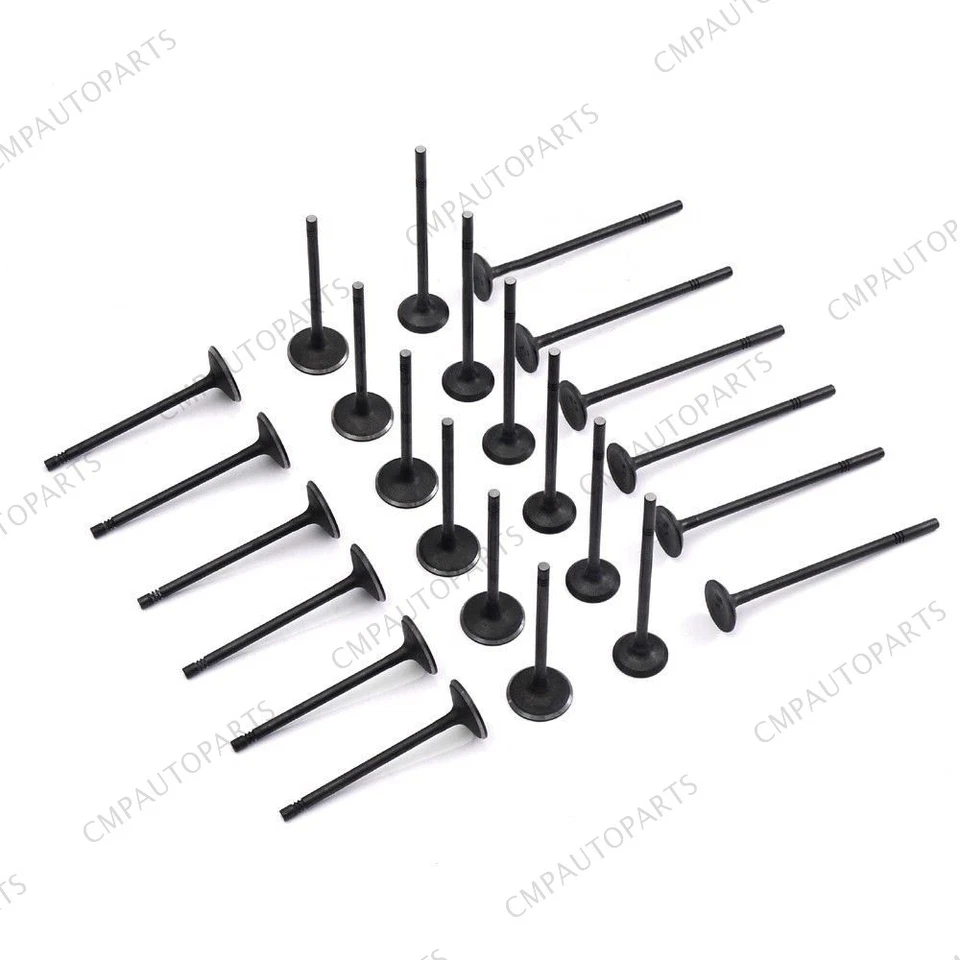 24x Válvulas de admisión y escape para Volvo S80 V70 XC60 XC70 XC90 LR2 3,2 L L6 B6324S Foto 2 de 4