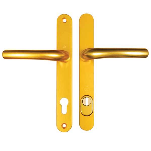 Hoppe PAS24 Lever / Lever 92PZ 215mm Gold (HOPP24LLG)