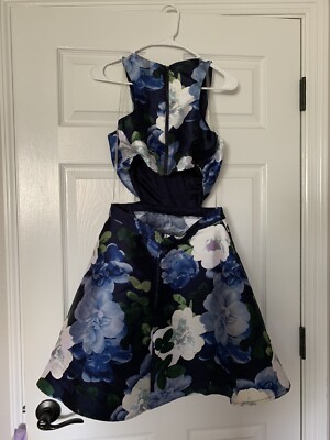 jordan junior bridesmaid dresses Gorgeous Halter Chiffon Dress, Olive_Green SIZE:Custom Measurements Crafted from a beautiful Black_Wedding_Dress A.L.C. Dress 4 Navy