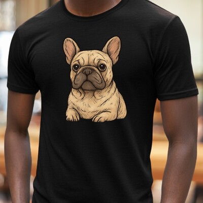 T-Shirt Französische Bulldogge   Süßes Hundemotiv, Geschenkidee