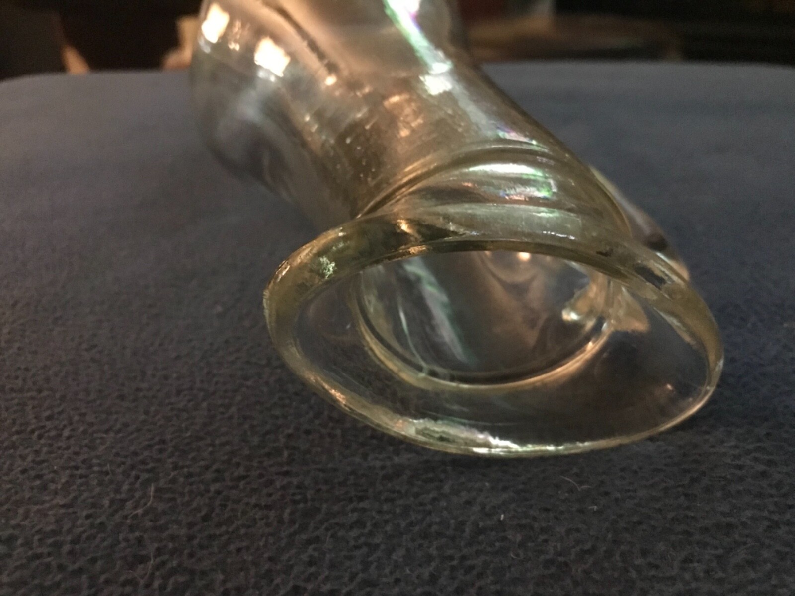 Antique Clear Glass Female Urinal Handle 32 oz eBay