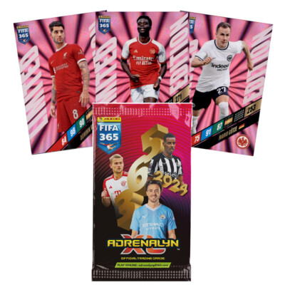 Panini FIFA 365 2024 Adrenalyn XL Trading Cards Limitierte + UPDATE Karten