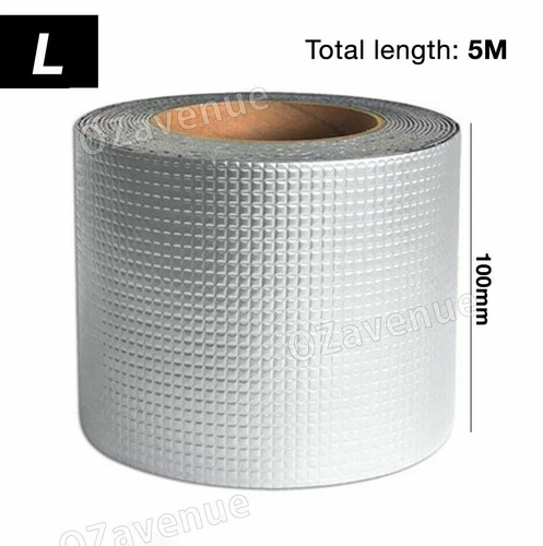 Waterproof Tape Butyl Rubber Aluminium Foil Roof Pipe Caravan Repair Flashing - Picture 14 of 14