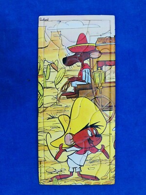SÜßes SELTENES TOP ++ PUZZLE VINTAGE - SUCHARD 1985 NR. 2 SPEEDY GONZALES
