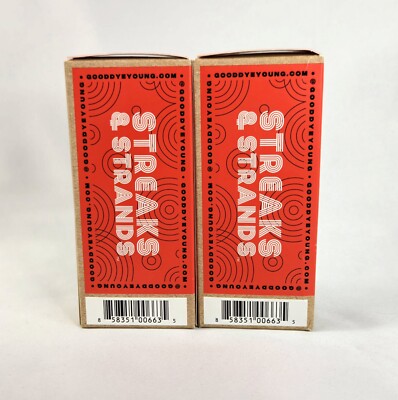 2 Good Dye Young RIOT Orange Semi-Permanent Hair Dye Color Streaks & Strands Set