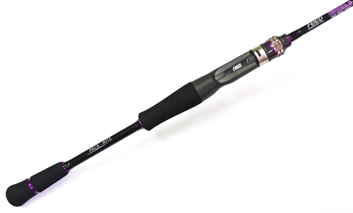 Canne à Pêche Jungle Pack Rite JBC-684 MH - Baitcast Mer - 35g Max - 4 Sections