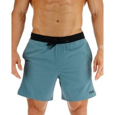 TYR Men's XL Hydrosphere  Men's Skua 7" Volley Shorts in North Atlantic