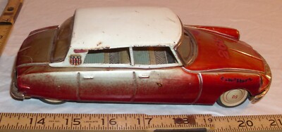 BANDAI CITROEN DS 19 CAR TIN FRICTION TOY JAPAN | eBay