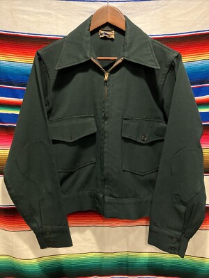 Vintage 50s Masterbuilt Wool Coke Delivery Workwear Jacket Vintage 50s Masterbuilt Wool Coke Delivery Workwear Jacket