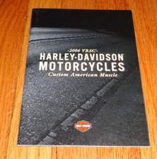Original 2006 Harley Davidson VRSC Motorcycle Sales Brochure Street Night V-Rod