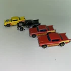 Lot Of 4 Vintage 1976 Hot Wheels '57 Chevy  Blackwall Wheels