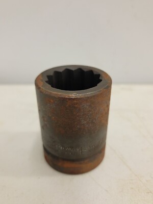 Wright Tool 8742 1'' Drive 12 Point Impact Socket, SAE 1-5/16''