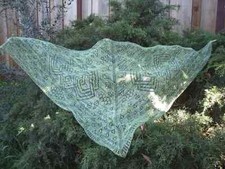 Goddess Knits "imbolc" Shawl